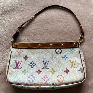 Auth multicolour LouisVuitton pochette accessories